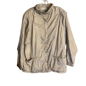 Lightweight Shiny Gold Jacket Windbreaker